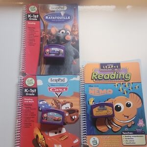 LeapFrog LeapPad Reading Set - Ratatouille, Cars, Nemo